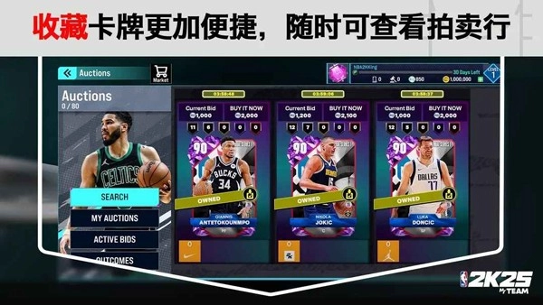 NBA2k25myteam手机免费版图2