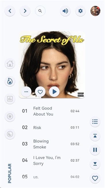 澎湃音乐播放器(3)