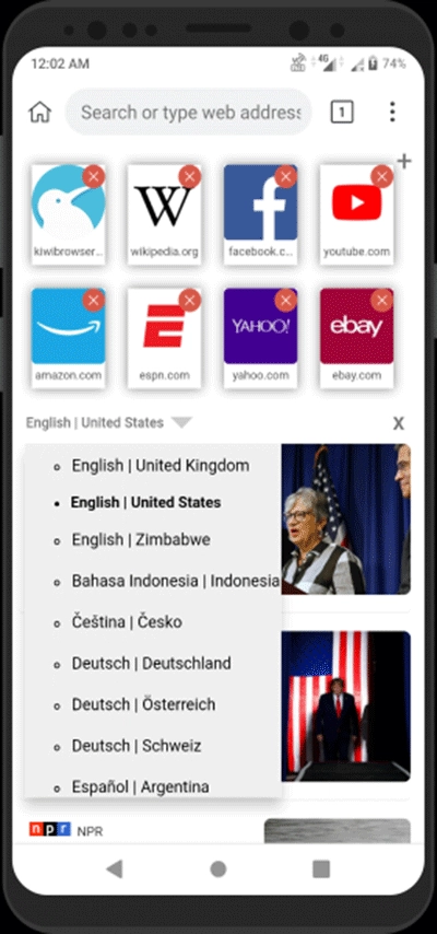 kiwi浏览器手机版图4