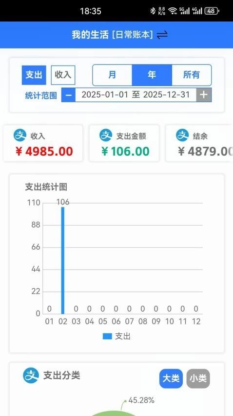 小中记账本