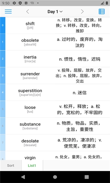 list背单词图5