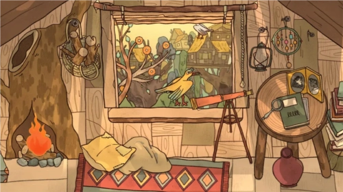 窗台上的蝴蝶游戏手机版图1