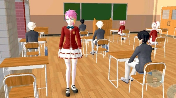 樱花世界模拟校园正版截图1