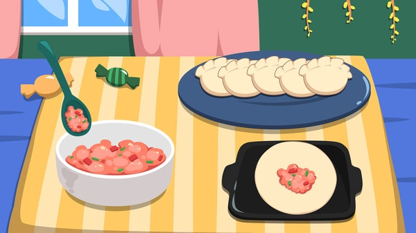 女生学做饭图1