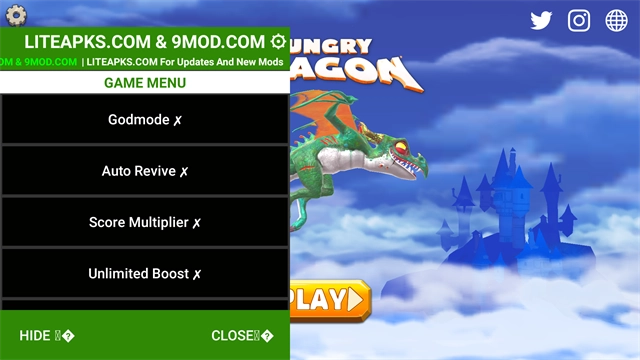 饥饿龙国际服菜单版图2