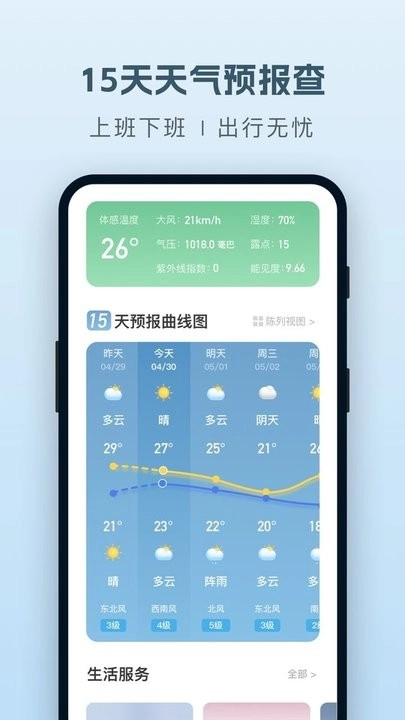 纯净天气预报图1