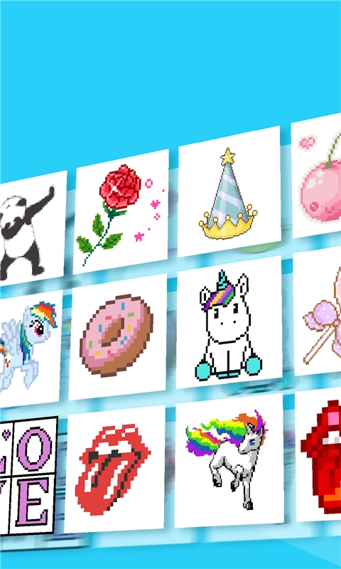 像素数字填色书(4)