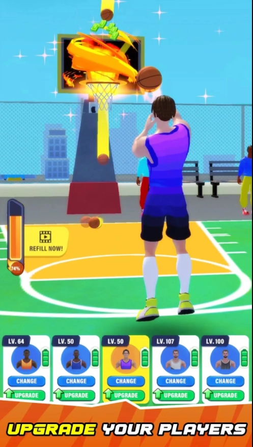 放置篮球对战图1