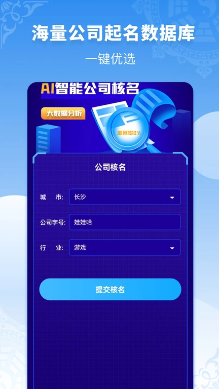 公司起名同名查询