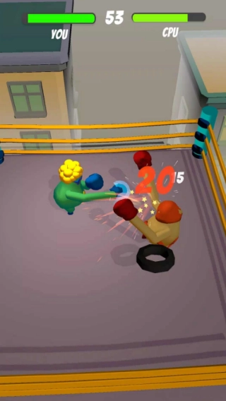 长臂男子拳击图1