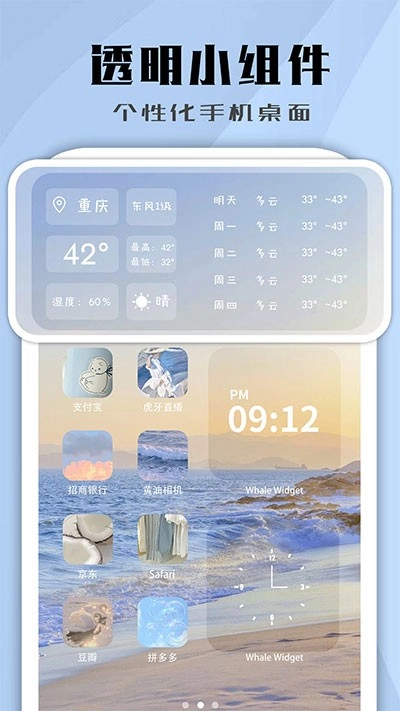 鲸鱼小组件图1