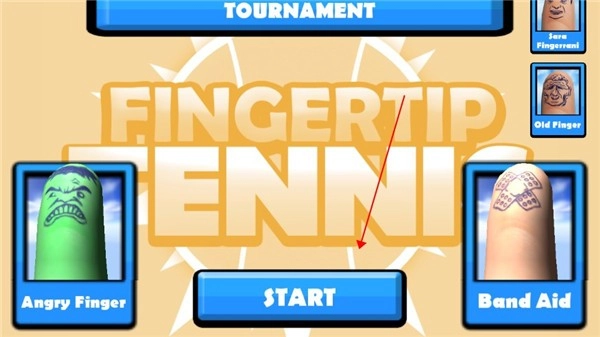 指尖网球游戏