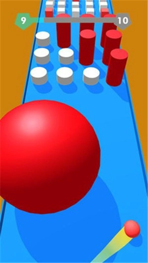 颜色冲撞球球3D图2