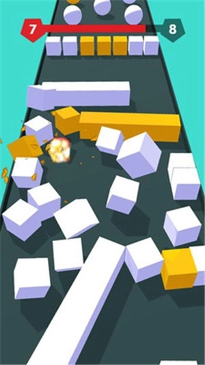 颜色冲撞球球3D图3