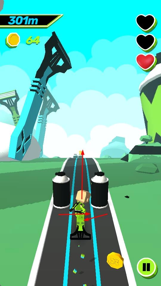 剃须刀跑酷大挑战(3)