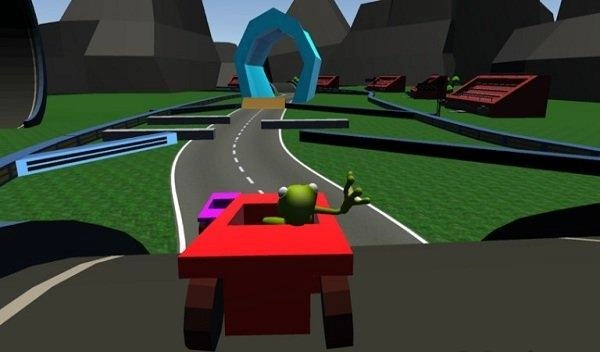 沙雕青蛙坐车截图0