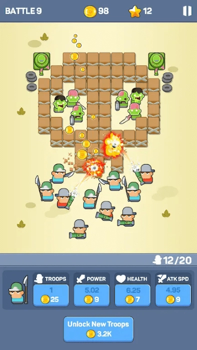 战士防御游戏(1)