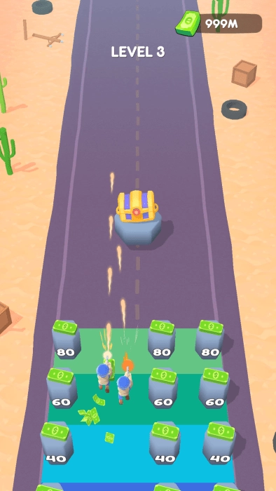 射击跑枪生存大量货币
