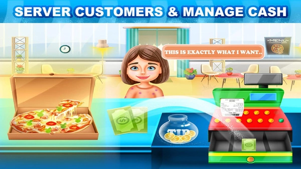 披萨店收银员图2