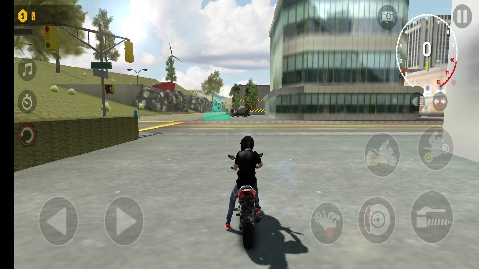 蜘蛛虾摩托特技驾驶