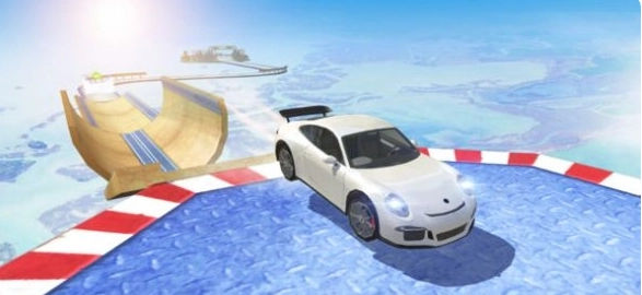 汽车斜坡特技图1