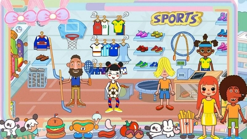 公主城堡商场购物