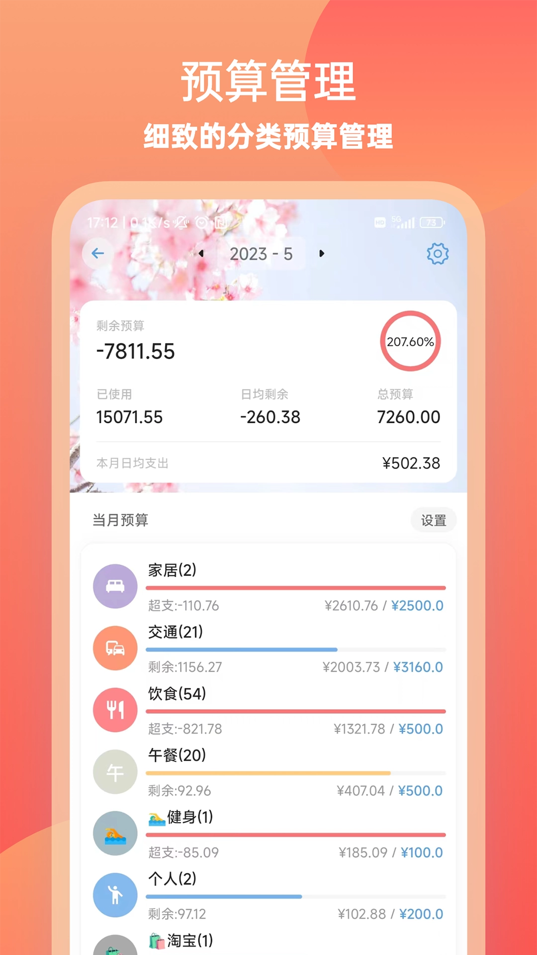 金橘记账图1