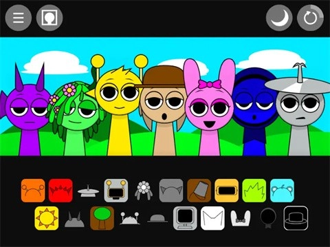 节奏盒子Sprunki黑夜mod