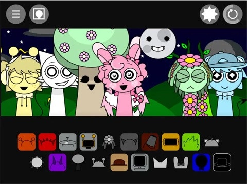 节奏盒子Sprunki黑夜mod