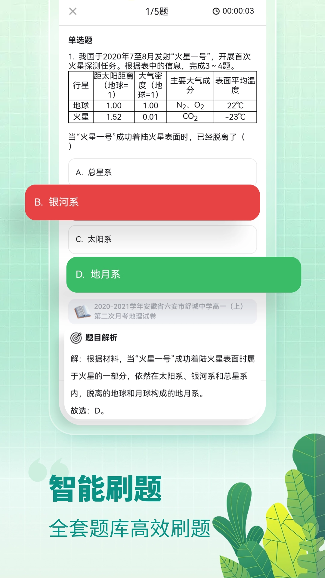 高中地理高考版图3