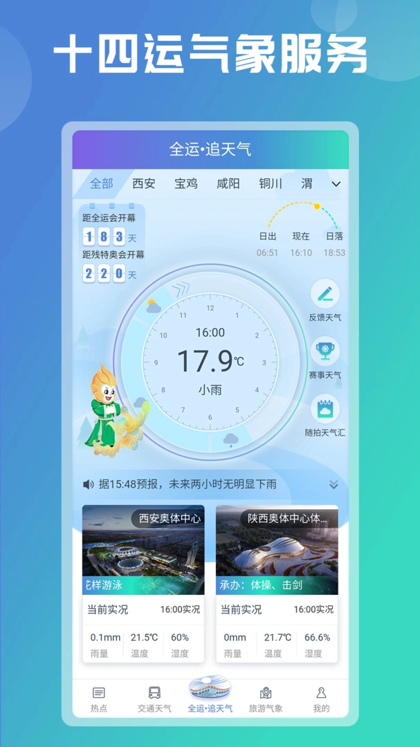 陕西气象正版图2