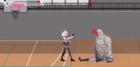 白毛少女大战僵尸