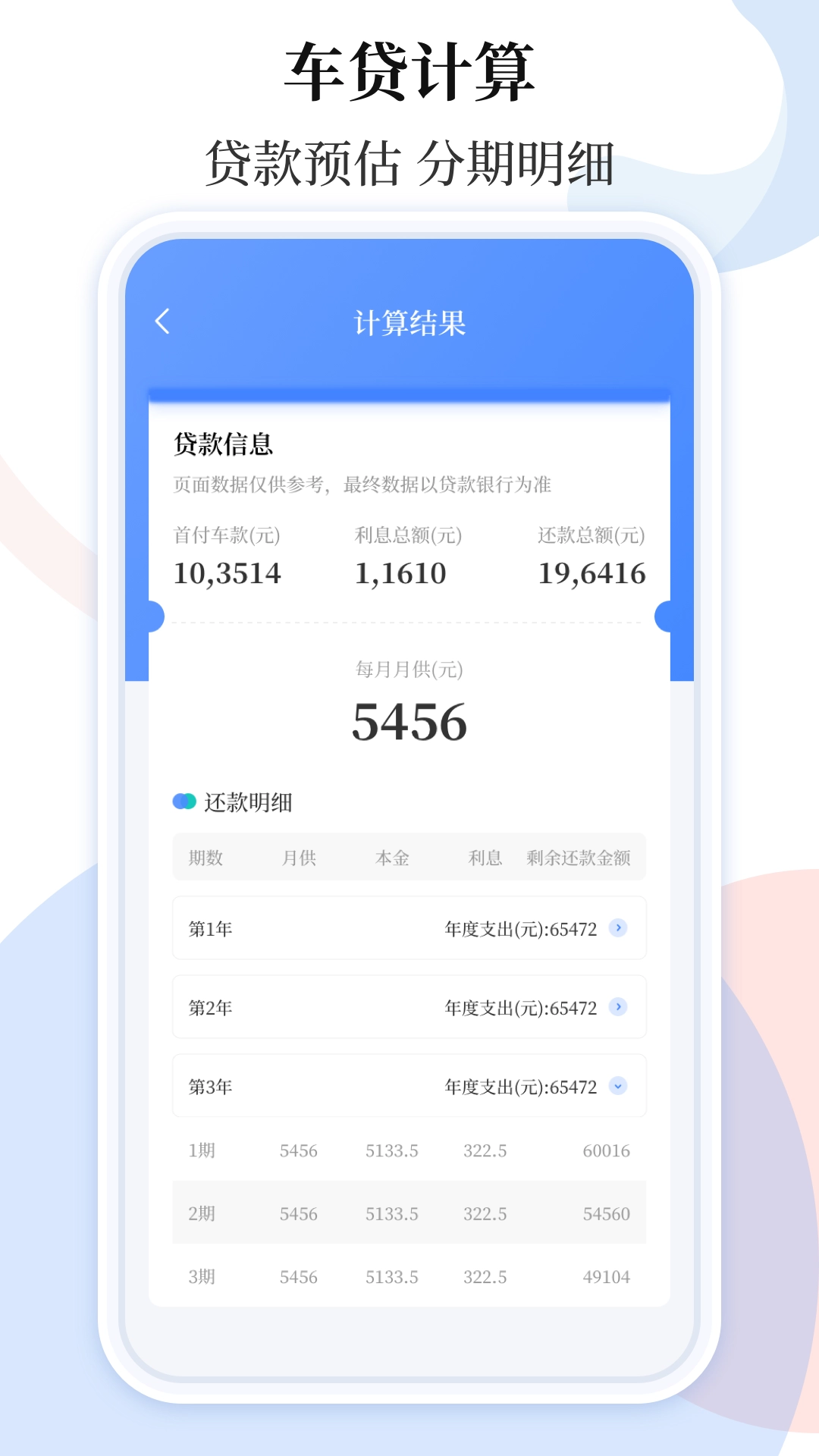 车贷在线计算器图3