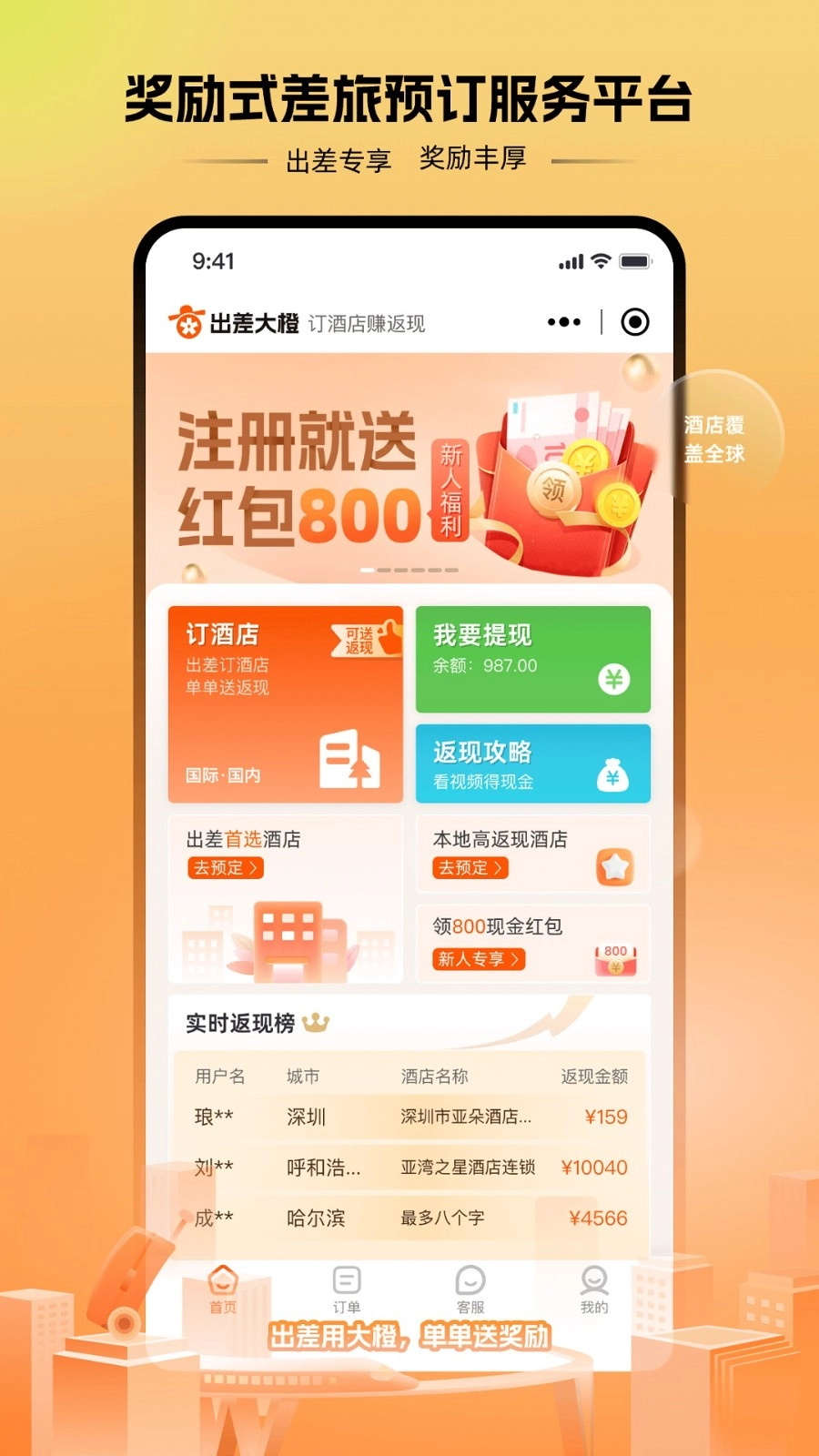 出差大橙最新版图2