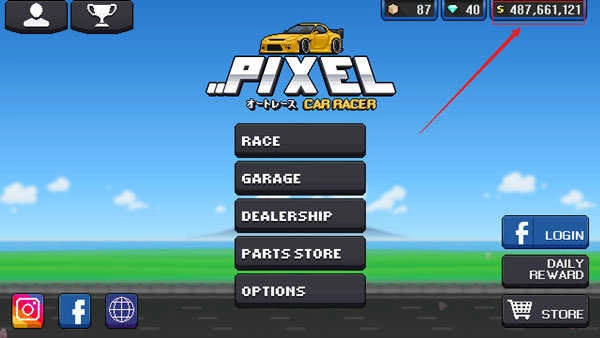 像素赛车手手机版(1)