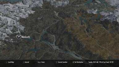 上古卷轴5右上角小地图MOD 