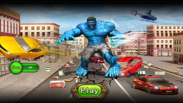 巨人英雄城市之战Incredible Monster Hero City Bat1(5)