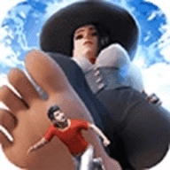 赤脚女巨人破坏城市 