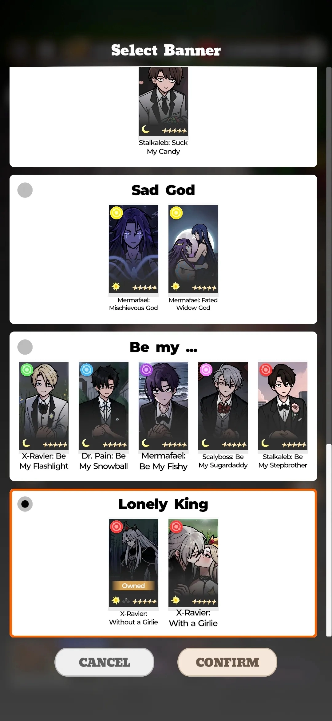 恋与深空同人抽卡