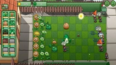 豌豆爆射僵尸图1