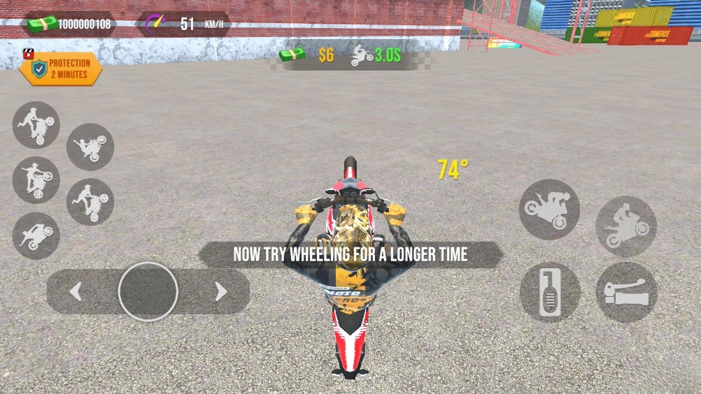 前輪特技摩托手機版截圖1