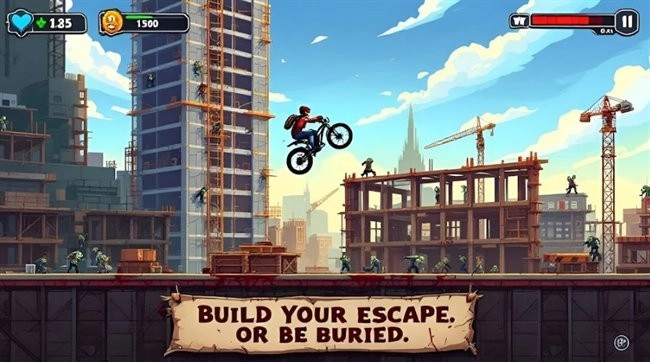 僵尸自行车逃生游戏(StuntBiker:Zombie)(4)