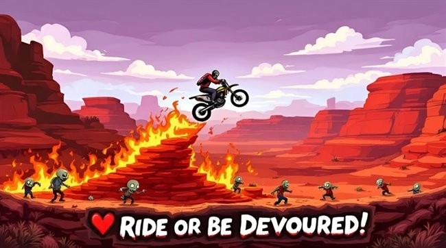 僵尸自行车逃生游戏(StuntBiker:Zombie)(2)