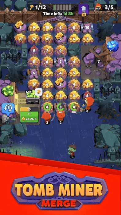 古墓矿工游戏(TombMinerMerge)