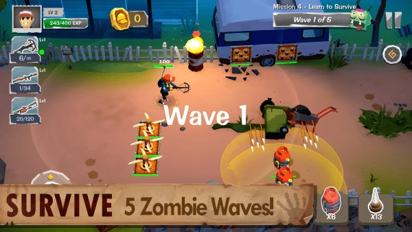 孤军奋战生存防御游戏