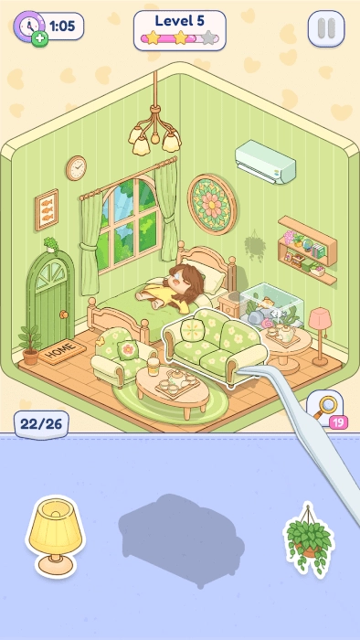 贴纸装饰屋游戏图2