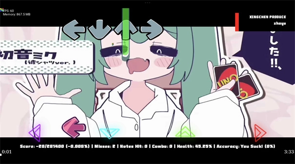 fnf初音未来杂鱼模组难度选择