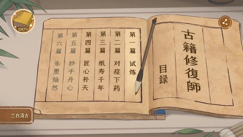古籍修复师(2)