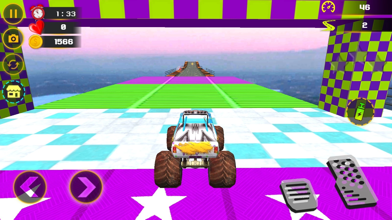 怪兽车特技挑战塞