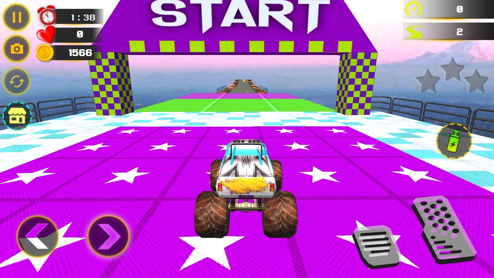 怪兽车特技挑战塞